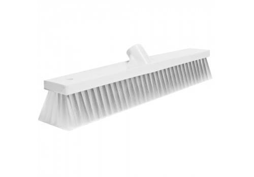 Hygiene broom, soft, for fine dust, white, 60 cm