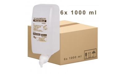 Schaumseifen Kartuschen 6 x 1000 ml für Spender COSMOS