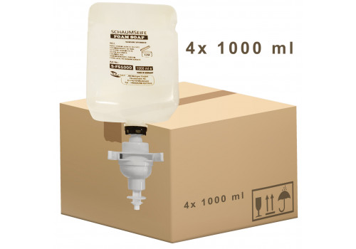 Schaumseife Kartuschen 4 x 1000 ml für Sensorspender COSMOS 
