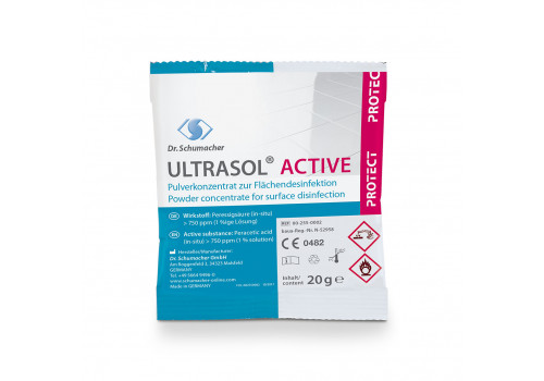 Pulverkonzentrat zur Flächendesinfektion Ultrasol active 20 g Packung