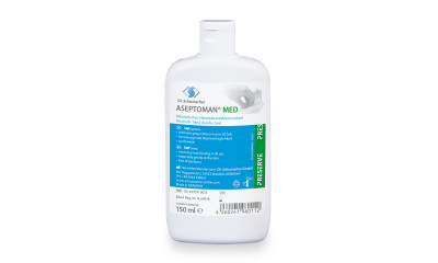 Alkoholisches Händedesinfektionsmittel Aseptoman MED 150 ml