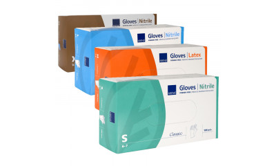 Einweghandschuhe Nitril Abena Größe S - XL Blau 100 Stück