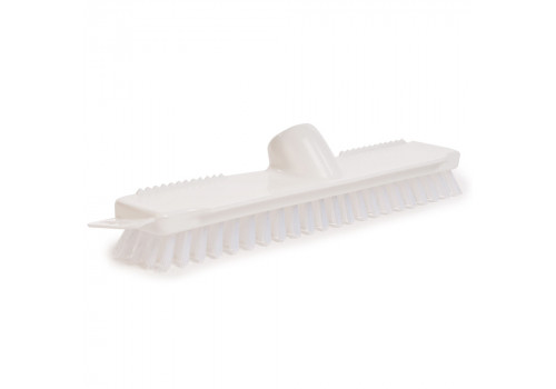 Hygiene scrubber hard for rough cleaning, white, 45 cm