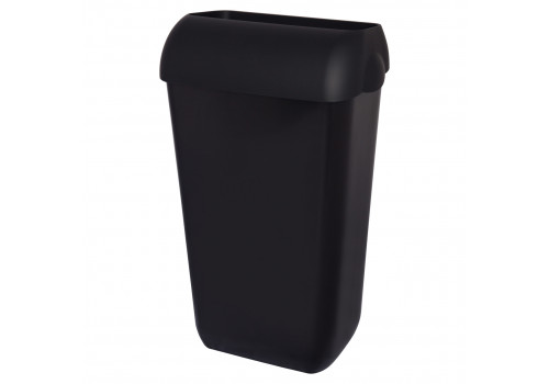 Waste bin black 25 liters capacity