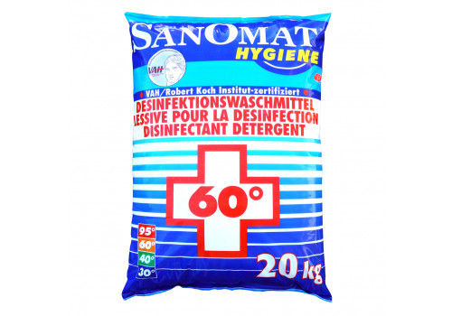 Disinfectant detergent powder Sanomat Hygiene 20 kg pack
