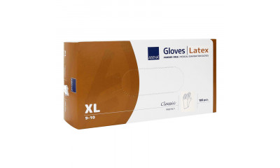 Einweghandschuhe Latex Classic Abena Größe XL Weiß 100 Stück