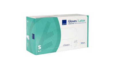 Einweghandschuhe Latex Abena Größe S Weiß 100 Stück