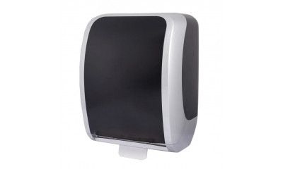 Handtuchrollen Spender Cosmos 3250 Autocut, Silber-Schwarz