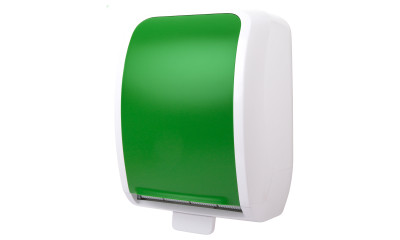 Handtuchrollen Spender Cosmos 3350 Autocut, Grün-Weiss