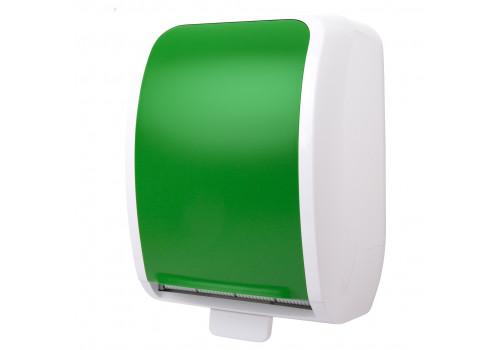 Towel roll dispenser Cosmos 3350 Autocut, green-white